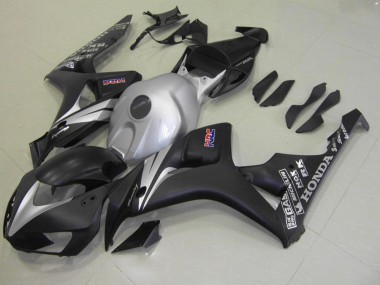 Preisgünstige Honda CBR 1000 RR 06-07 Verkleidungen - Matt Schwarz Silber