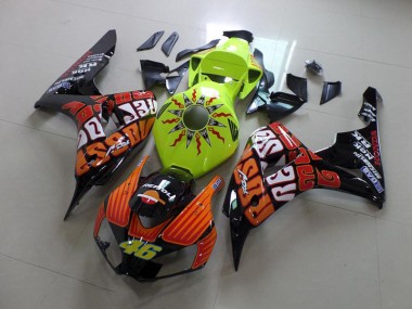 Preisgünstige Honda CBR 1000 RR 06-07 Verkleidungen - Fluro Rossi