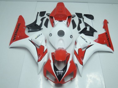 Preisgünstige Honda CBR 1000 RR 06-07 Verkleidungen - Orange Rot und Weiß
