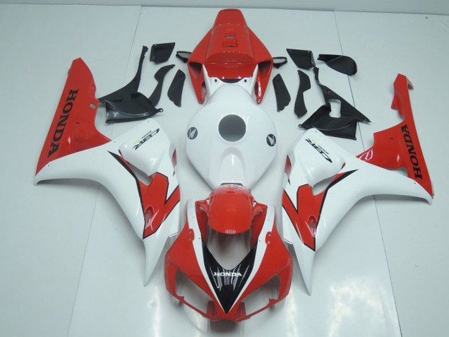 Preisgünstige Honda CBR 1000 RR 06-07 Verkleidungen - Orange Rot und Weiß Preisgünstige Honda CBR 1000 RR 06-07 Verkleidungen - Orange Rot und Weiß