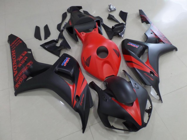 Preisgünstige Honda CBR 1000 RR 06-07 Verkleidungen - Rot und Matt Schwarz Preisgünstige Honda CBR 1000 RR 06-07 Verkleidungen - Rot und Matt Schwarz