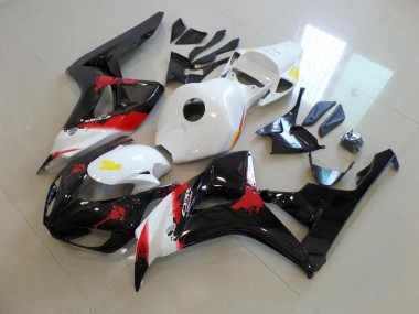 Preisgünstige Honda CBR 1000 RR 06-07 Verkleidungen - Weiß Schwarz mit Kein Aufkleber