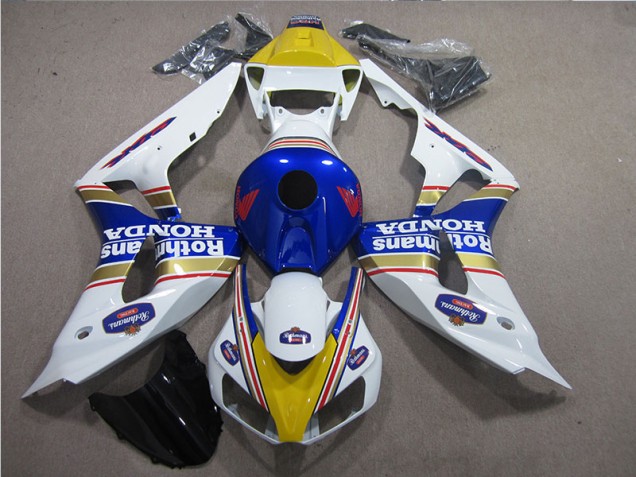 Preisgünstige Honda CBR 1000 RR 06-07 Verkleidungen - Weiß Blau Rothmans Preisgünstige Honda CBR 1000 RR 06-07 Verkleidungen - Weiß Blau Rothmans