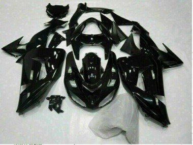 Preisgünstige Kawasaki ZX10R 06-07 Verkleidungen - Glänzend Schwarz