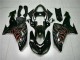 Preisgünstige Kawasaki ZX10R 06-07 Verkleidung - Schwarz rote Flamme Preisgünstige Kawasaki ZX10R 06-07 Verkleidung - Schwarz rote Flamme
