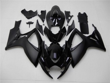 Preisgünstige Suzuki GSXR 600 / 750 K6 06-07 Verkleidungen - Matt Schwarz