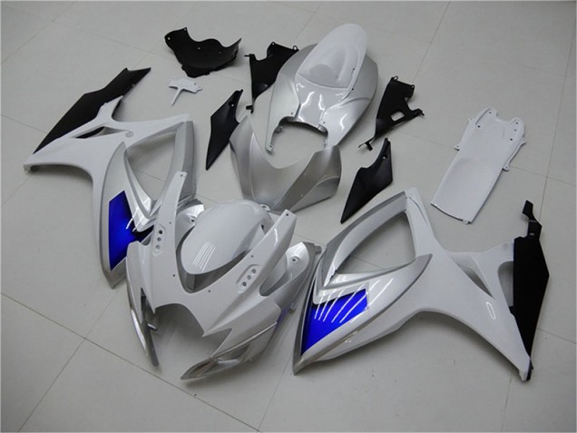 Preisgünstige Suzuki GSXR 600 / 750 K6 06-07 Verkleidung - Weiß Blau Preisgünstige Suzuki GSXR 600 / 750 K6 06-07 Verkleidung - Weiß Blau