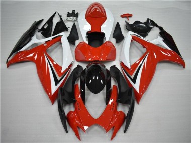 Preisgünstige Suzuki GSXR 600 / 750 K6 06-07 Vollverkleidung - Rot Schwarz