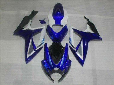 Preisgünstige Suzuki GSXR 600 / 750 K6 06-07 Verkleidungen & Plastik - Blau Weiß