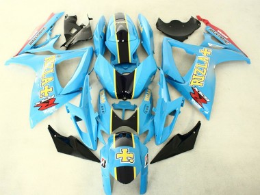 Preisgünstige Suzuki GSXR 600 / 750 K6 06-07 Vollverkleidung - Blau Schwarz