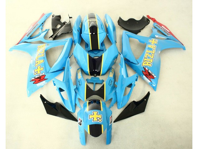 Preisgünstige Suzuki GSXR 600 / 750 K6 06-07 Vollverkleidung - Blau Schwarz Preisgünstige Suzuki GSXR 600 / 750 K6 06-07 Vollverkleidung - Blau Schwarz