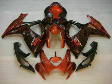 Preisgünstige Suzuki GSXR 600 / 750 K6 06-07 Verkleidungen - Rot