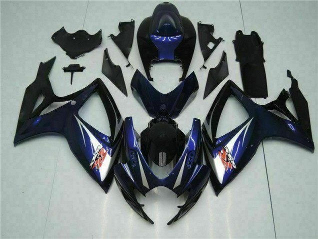Preisgünstige Suzuki GSXR 600 / 750 K6 06-07 Verkleidung - Schwarz Blau Preisgünstige Suzuki GSXR 600 / 750 K6 06-07 Verkleidung - Schwarz Blau