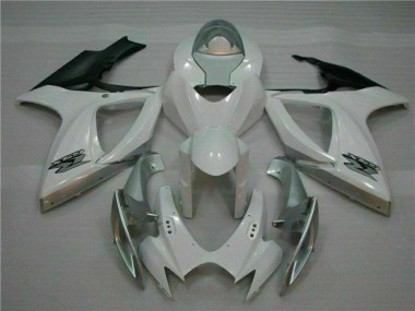 Preisgünstige Suzuki GSXR 600 / 750 K6 06-07 Verkleidungen & Plastik - Weiß Silber