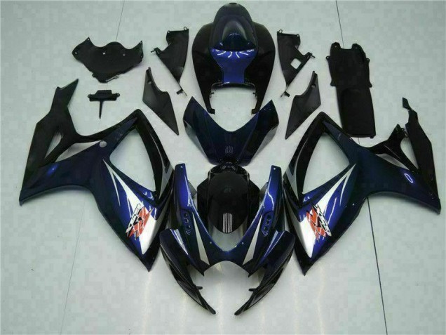 Preisgünstige Suzuki GSXR 600 / 750 K6 06-07 Vollverkleidung - Schwarz Blau Preisgünstige Suzuki GSXR 600 / 750 K6 06-07 Vollverkleidung - Schwarz Blau