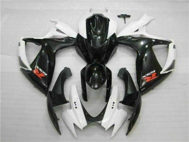 Preisgünstige Suzuki GSXR 600 / 750 K6 06-07 Verkleidung - Weiß Schwarz