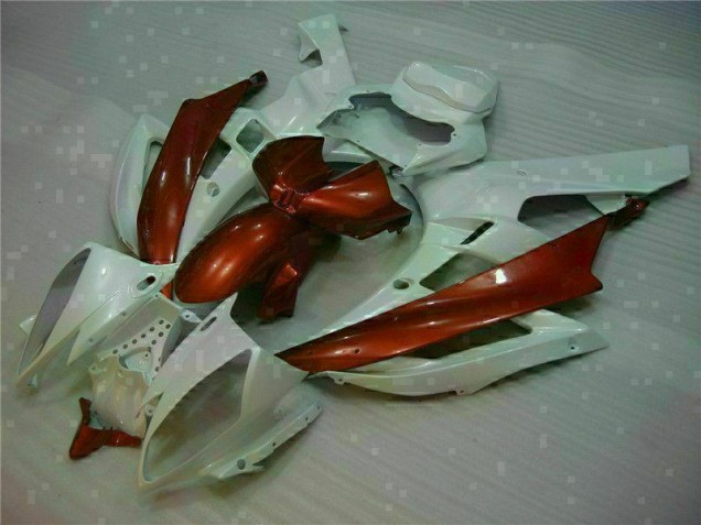 Preisgünstige Yamaha R6 06-07 Verkleidungen - Weiß Braun Preisgünstige Yamaha R6 06-07 Verkleidungen - Weiß Braun