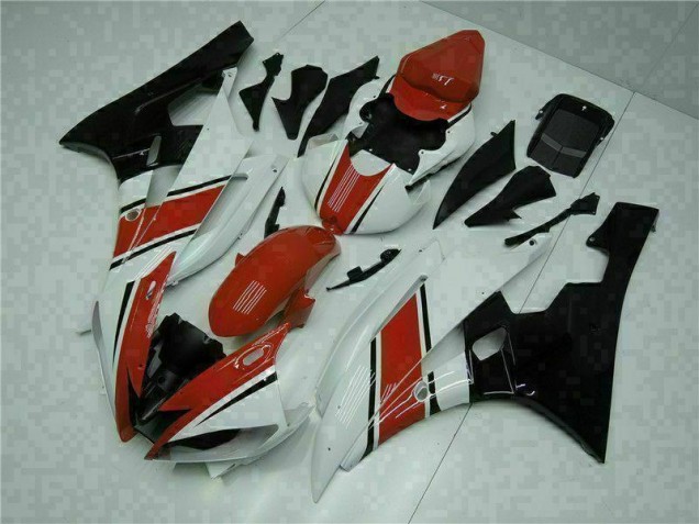 Preisgünstige Yamaha R6 06-07 Vollverkleidung - Rot Weiß