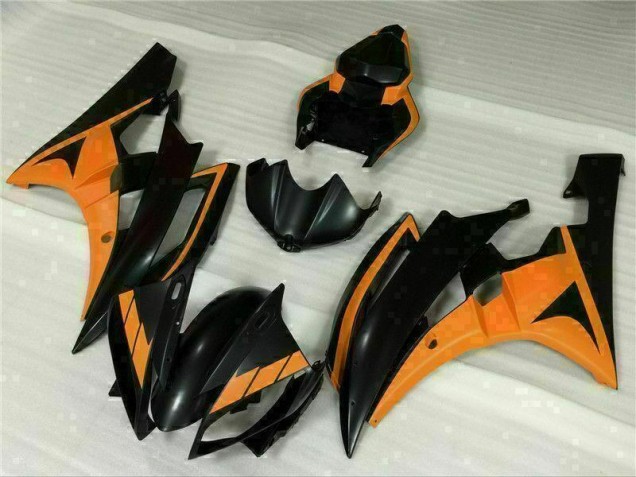 Preisgünstige Yamaha R6 06-07 Verkleidungen - Schwarz Orange Preisgünstige Yamaha R6 06-07 Verkleidungen - Schwarz Orange