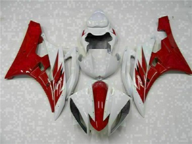Preisgünstige Yamaha R6 06-07 Verkleidungen - Rot Weiß