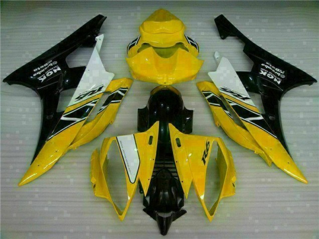 Preisgünstige Yamaha R6 06-07 Verkleidungen - Gelb Schwarz Preisgünstige Yamaha R6 06-07 Verkleidungen - Gelb Schwarz