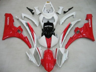 Preisgünstige Yamaha R6 06-07 Verkleidungen - Weiß Rot Michelin