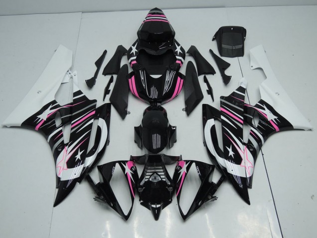 Preisgünstige Yamaha R6 06-07 Verkleidungen - Rosa Stern Preisgünstige Yamaha R6 06-07 Verkleidungen - Rosa Stern
