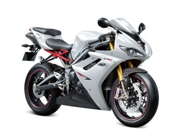 Preisgünstige Triumph Daytona 675 Triple 06-08 Verkleidungen - Weiß Schwarz