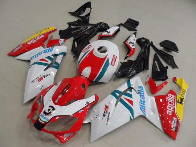 Preisgünstige Aprilia RS 125 06-11 Verkleidungen - Rot Weiß