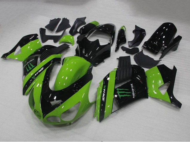 Preisgünstige Kawasaki ZX14R ZZR 1400 06-11 Verkleidungen - Grünes Monster Preisgünstige Kawasaki ZX14R ZZR 1400 06-11 Verkleidungen - Grünes Monster