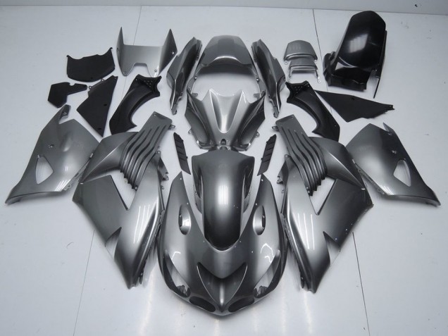 Preisgünstige Kawasaki ZX14R ZZR 1400 06-11 Verkleidungen - Glänzend Grau Preisgünstige Kawasaki ZX14R ZZR 1400 06-11 Verkleidungen - Glänzend Grau