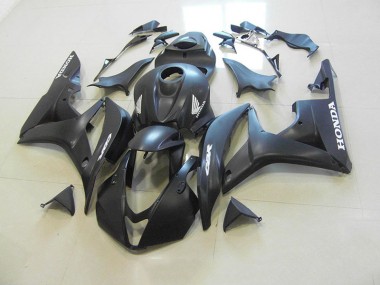 Preisgünstige Honda CBR 600 RR 07-08 Verkleidungen - Matt Schwarze Rennversion