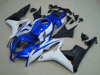 Preisgünstige Honda CBR 600 RR 07-08 Verkleidungen - Blau Weiß Matt Schwarz