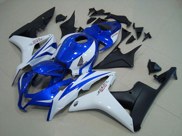 Preisgünstige Honda CBR 600 RR 07-08 Verkleidungen - Blau Weiß Matt Schwarz Preisgünstige Honda CBR 600 RR 07-08 Verkleidungen - Blau Weiß Matt Schwarz