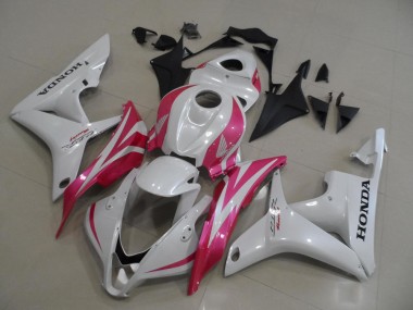 Preisgünstige Honda CBR 600 RR 07-08 Verkleidungen - Perl Weiß mit Rosa