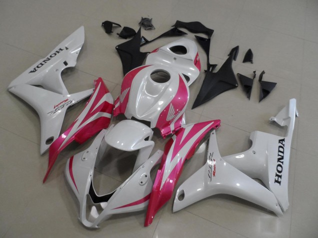 Preisgünstige Honda CBR 600 RR 07-08 Verkleidungen - Perl Weiß mit Rosa Preisgünstige Honda CBR 600 RR 07-08 Verkleidungen - Perl Weiß mit Rosa