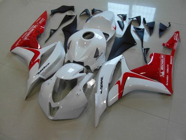 Preisgünstige Honda CBR 600 RR 07-08 Verkleidungen - Weiß Rot Rennen Version