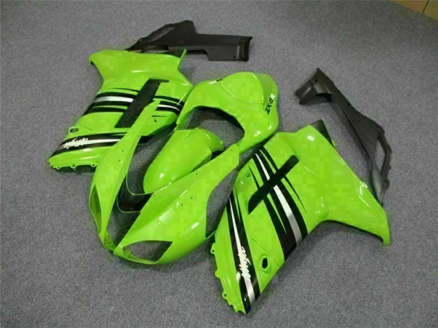 Preisgünstige Kawasaki ZX6R 07-08 Verkleidungen - Grün Schwarz Preisgünstige Kawasaki ZX6R 07-08 Verkleidungen - Grün Schwarz