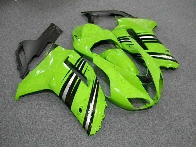 Preisgünstige Kawasaki ZX6R 07-08 Verkleidungen - Grün Schwarz Preisgünstige Kawasaki ZX6R 07-08 Verkleidungen - Grün Schwarz