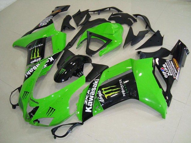 Preisgünstige Kawasaki ZX6R 07-08 Verkleidungen - Monster Grün Preisgünstige Kawasaki ZX6R 07-08 Verkleidungen - Monster Grün