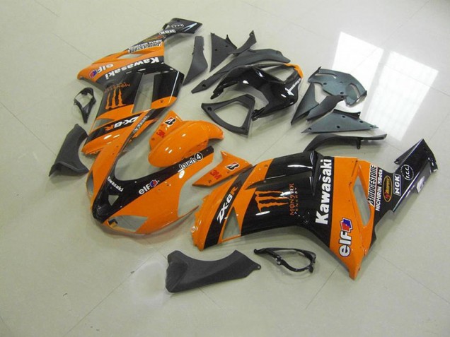 Preisgünstige Kawasaki ZX6R 07-08 Verkleidungen - Orange Monster Preisgünstige Kawasaki ZX6R 07-08 Verkleidungen - Orange Monster