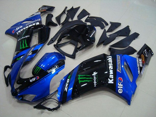 Preisgünstige Kawasaki ZX6R 07-08 Verkleidungen - Blau Monster Preisgünstige Kawasaki ZX6R 07-08 Verkleidungen - Blau Monster