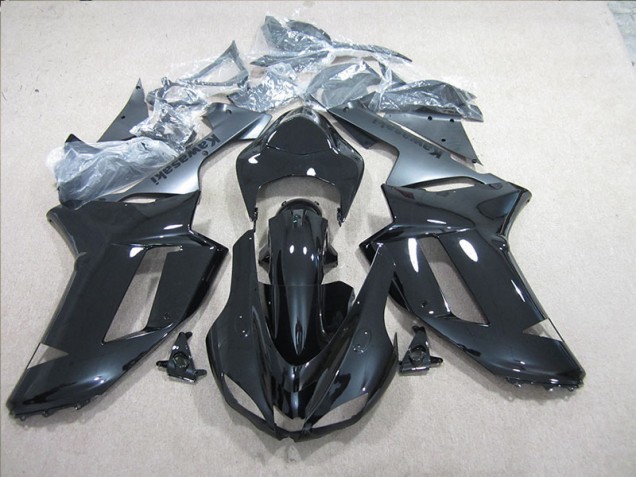 Preisgünstige Kawasaki ZX6R 07-08 Verkleidungen - Schwarz Silber Preisgünstige Kawasaki ZX6R 07-08 Verkleidungen - Schwarz Silber