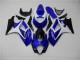 Preisgünstige Suzuki GSXR 1000 K7 07-08 Verkleidungen - Blau Weiß Schwarz