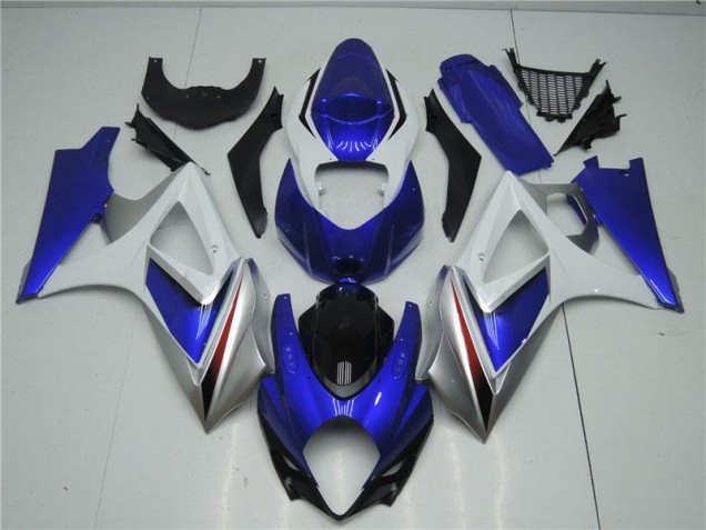 Preisgünstige Suzuki GSXR 1000 K7 07-08 Verkleidung - Blau Weiß Preisgünstige Suzuki GSXR 1000 K7 07-08 Verkleidung - Blau Weiß