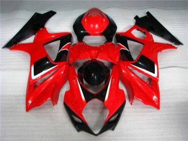 Preisgünstige Suzuki GSXR 1000 K7 07-08 Vollverkleidung - Rot Schwarz