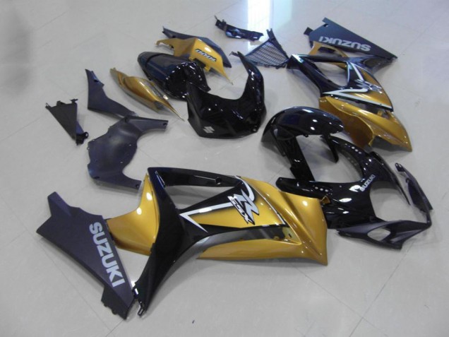 Preisgünstige Suzuki GSXR 1000 K7 07-08 Verkleidungen - Gold Schwarz Preisgünstige Suzuki GSXR 1000 K7 07-08 Verkleidungen - Gold Schwarz