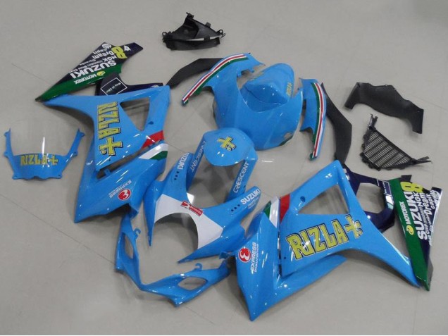 Preisgünstige Suzuki GSXR 1000 K7 07-08 Verkleidungen - Hell blau Rizla Preisgünstige Suzuki GSXR 1000 K7 07-08 Verkleidungen - Hell blau Rizla