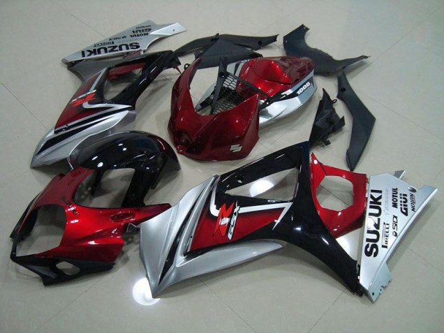 Preisgünstige Suzuki GSXR 1000 K7 07-08 Verkleidung - Rot Schwarz Silber Preisgünstige Suzuki GSXR 1000 K7 07-08 Verkleidung - Rot Schwarz Silber