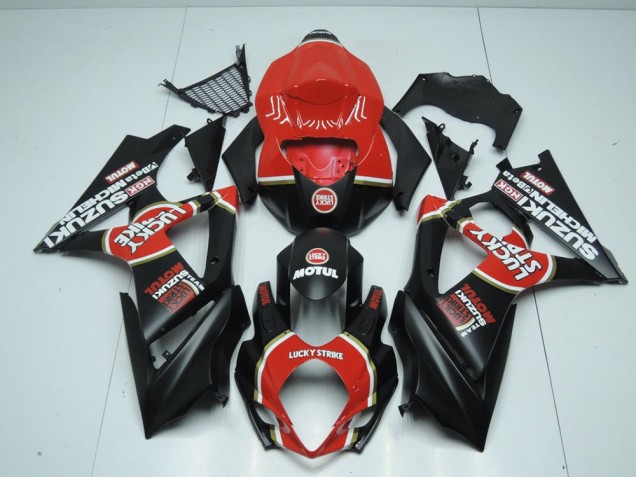 Preisgünstige Suzuki GSXR 1000 K7 07-08 Verkleidungen - Matt Lucky Strike Preisgünstige Suzuki GSXR 1000 K7 07-08 Verkleidungen - Matt Lucky Strike